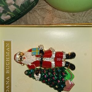 Santa Dana Buchman Pin/Brooch